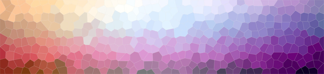 Abstract illustration of purple, red Small Hexagon background