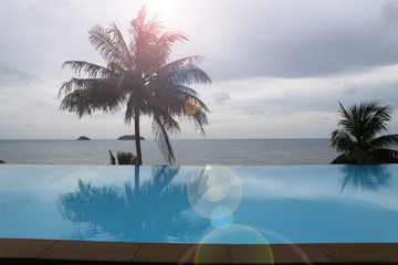 Beautiful sea pool in Thailand