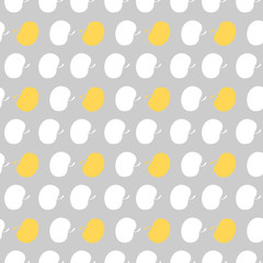 Cute seamless pattern with apples. Can be used for wallpaper,fabric, web page background, surface textures.