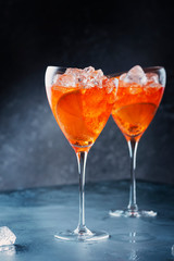 Italian aperitif Aperol Spriz