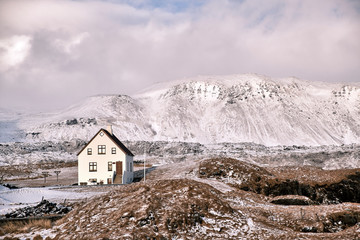 house in the mountains