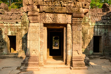 L'entrée est du temple Ta Som dans le domaine des temples de Angkor, au Cambodge