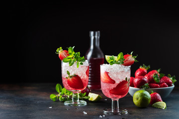 Strawberry cocktail