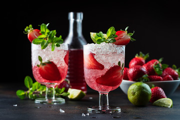 Strawberry cocktail