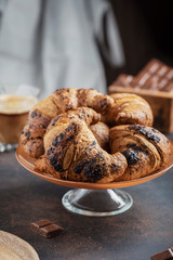 Concept of a traditional italian breakfast