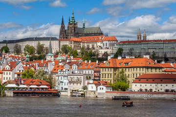 View of the city of Prague