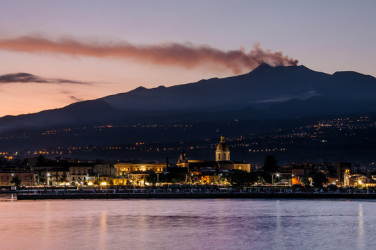 Etna landscape from Riposto