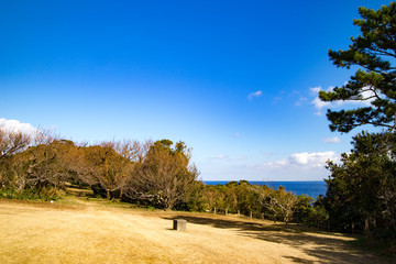 爪木崎の公園歩道