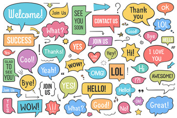 Obraz premium Speech Bubbles