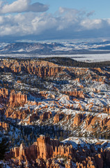 Paysage dans le parc national de Bryce Canyon, aux Etats-Unis