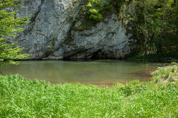 Donau in der Nähe von Beuron, Baden-Württemberg, Deutschland