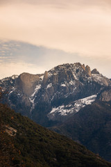 Fototapeta premium Castle Rocks North mountains at Sequoia and Kings Canyon National Park in California, United States.