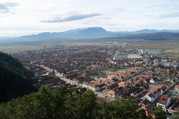 Fototapeta na wymiar aerial view of old city