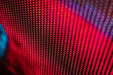 CloseUp LED blurred screen. LED soft focus background. abstract background ideal for design.