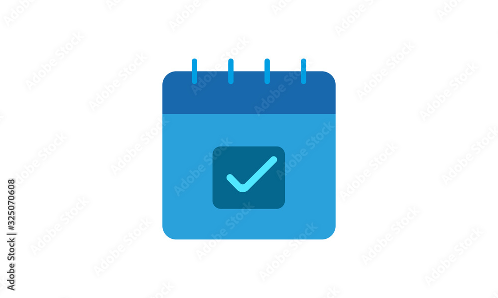 Aufkleber calendar icon for event planning and scheduling