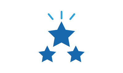 star icon ranking mark vector image