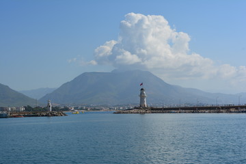 harborb with lighthouse