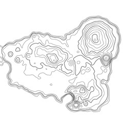 Topographic map background. Grid map. Abstract vector illustration.