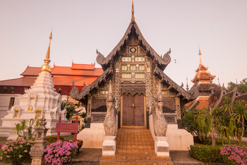Fototapeta premium THAILAND CHIANG MAI WAT CHEDI LUANG