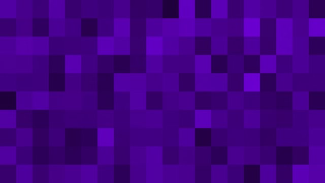 Shades of purple and black pixels blinking motion background with room for text