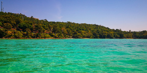 Beautiful sea. Coast of Phuket, Thailand.