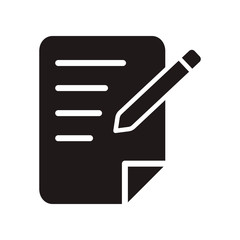 Notepad, notebook icon in trendy flat style design. Vector graphic illustration. Suitable for website design, logo, app, and ui. EPS 10.