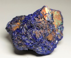 Azurit (mit Malachit) 