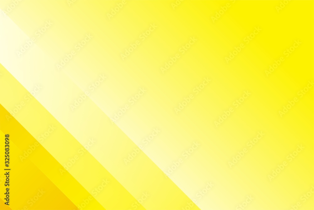 Aufkleber simple abstract geometric yellow and white background design template vector