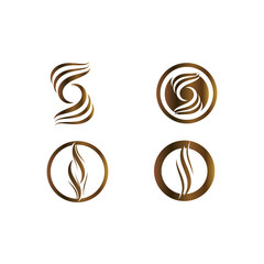 Set Hair Logo Template vector symbol