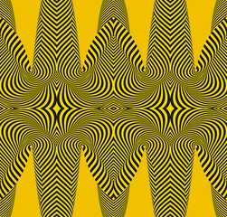 Abstract striped background. Optical art. 3d vector illustration for brochure, annual report, magazine, poster, presentation, flyer and banner.