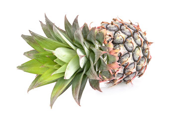 Fresh pineapple isolated on white background