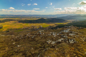 The western part of the Hohe Wand with its steep rock faces dropping away to the south.