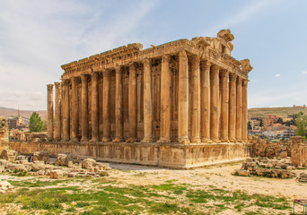 Baalbek, Lebanon - place of two of the largest and grandest Roman temple ruins, the Unesco World...