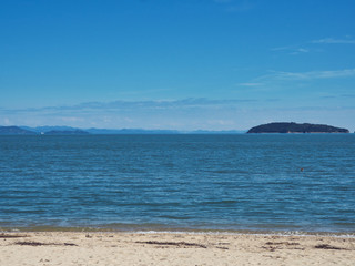 青空と海岸
