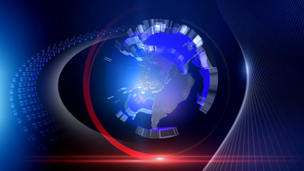   3D rendering background is perfect for any type of news or information presentation