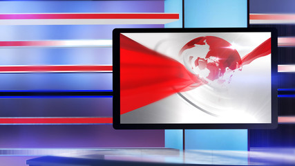   3D rendering background is perfect for any type of news or information presentation