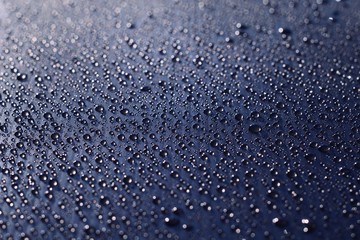 water drops on glass