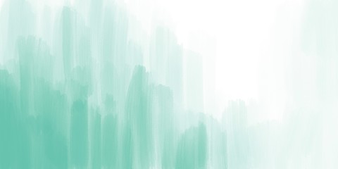 Water color, green, white background, used as a background in the wedding and other tasks.