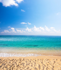 beautiful tropical beach and sea