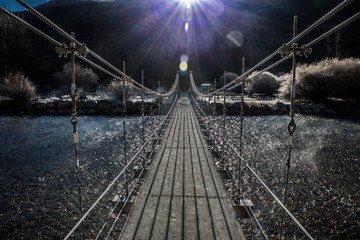 Fototapeta premium PUENTE COLGANTE