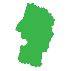 地図　日本　山形