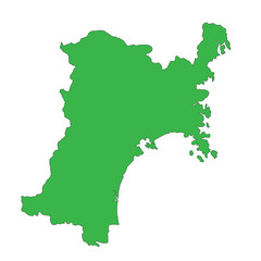 地図　日本　宮城