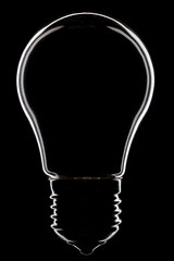 light bulb silhouette