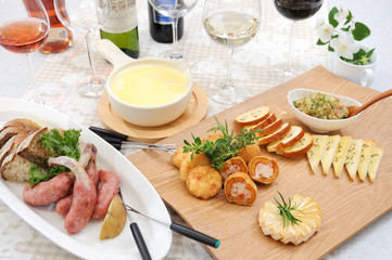 オードブル・チーズフォンデュ・ホームパーティ