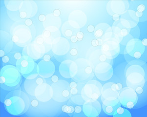 bokeh abstract background with blue color.