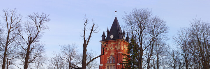 panorama fairy-tale castle landscape europe fantasy architecture