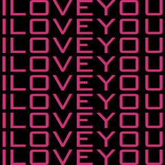 I love you Design for Marriage, Dating, Happy Valentines Day Background