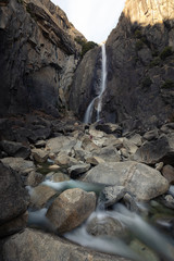 Lower Yosemite Fall inside Yosemite National Park in California, United States.