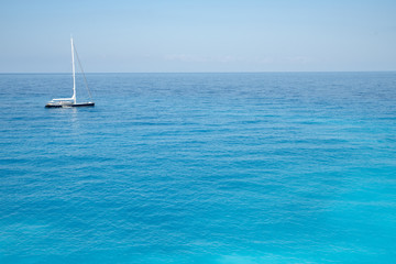 Beautiful view of the turquoise sea.