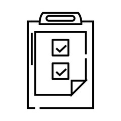 Clean goals line icon, concept sign, outline vector illustration, linear symbol.